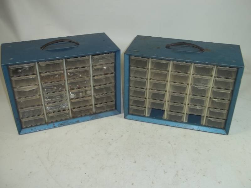 lot 137 image: Pair of Parts Bins