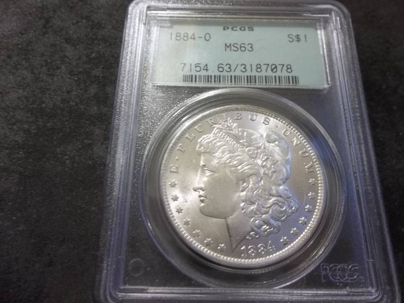 1884 O Morgan Silver Dollar