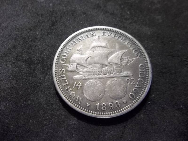 1893 Columbian Exposition Silver Half Dollar Comemmorative