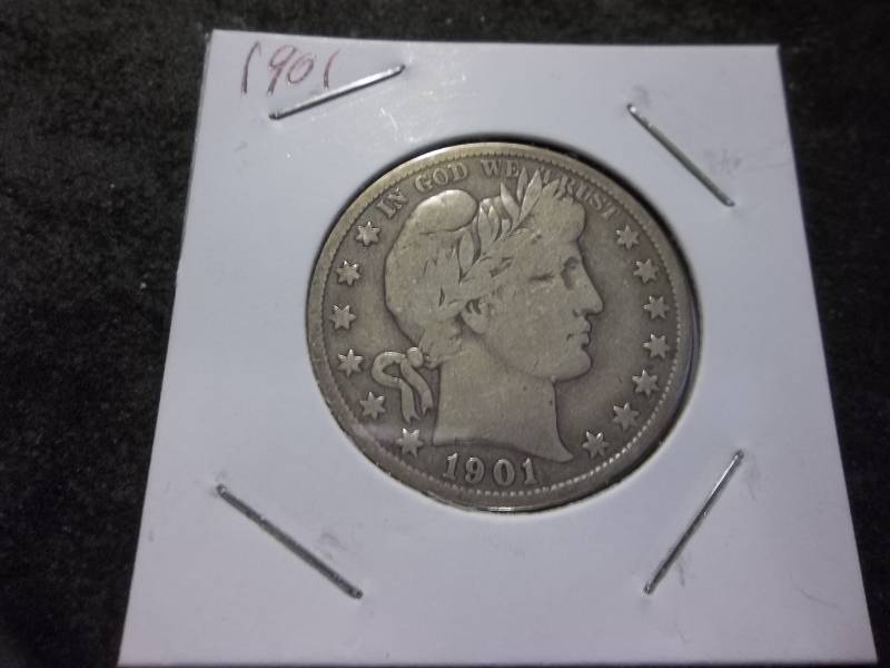 1901 Barber Half Dollar