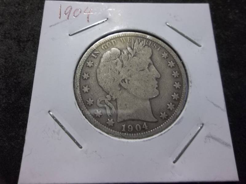 1904  Barber Half Dollar