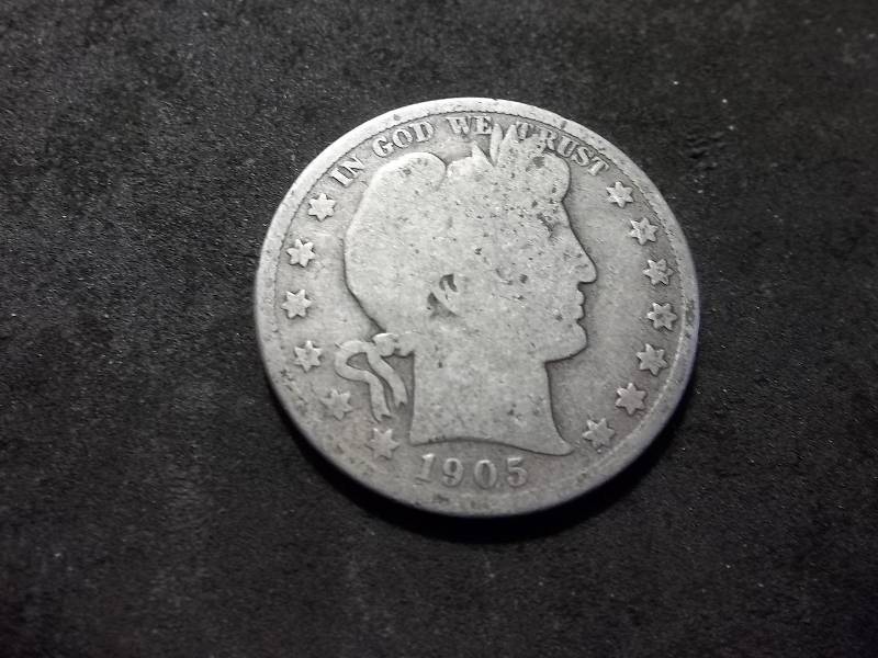 1905 S Barber Half Dollar