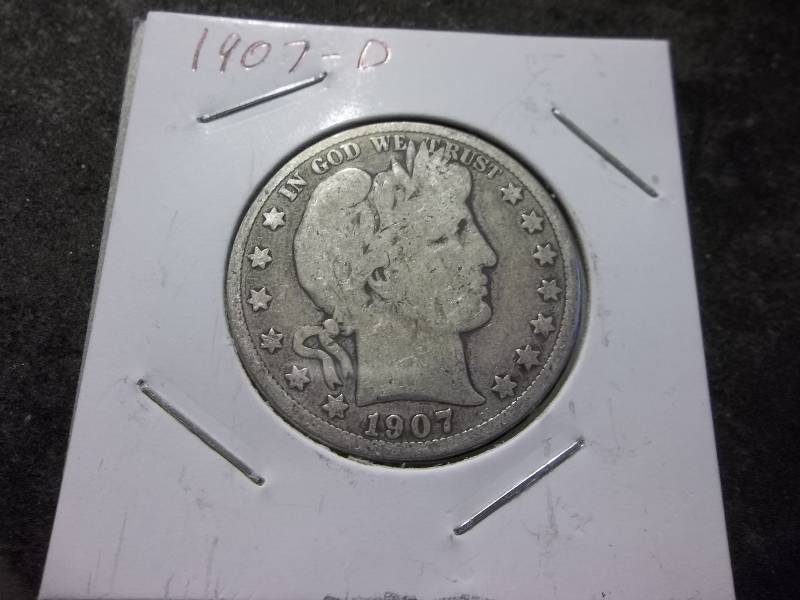 1907 D Barber Quarter