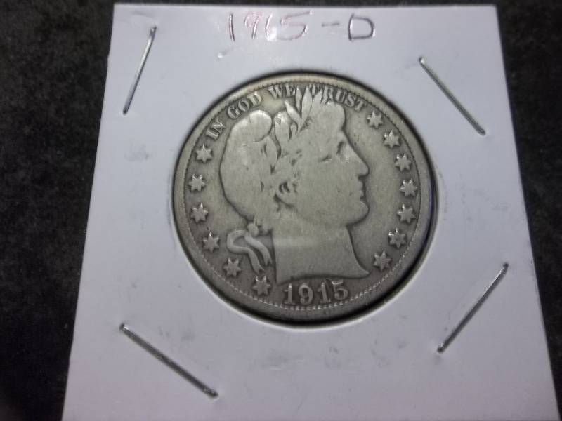 1915 D Barber Half Dollar