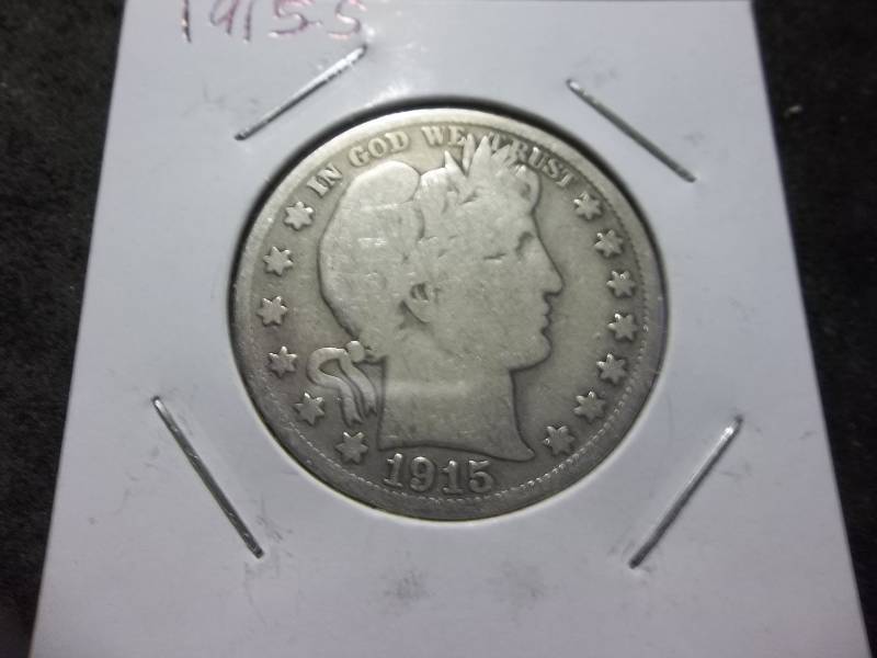1915 S Barber Half Dollar