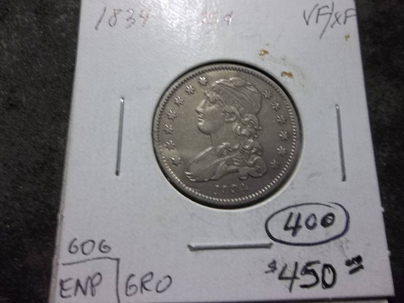 1834 Bust Quarter