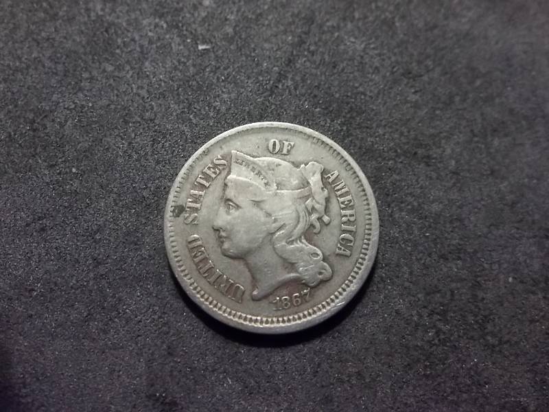 1867-3 Cent Nickel