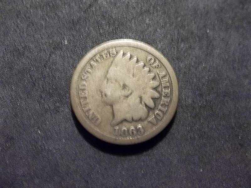 1863 Indian Head Cent