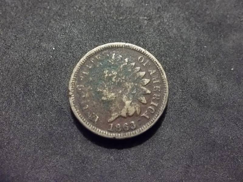 1863 Indian Head Cent