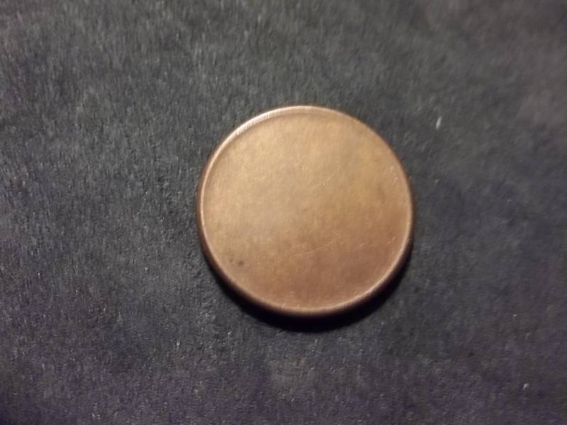 Lincoln Blank Planchet Error Coin Full Rim