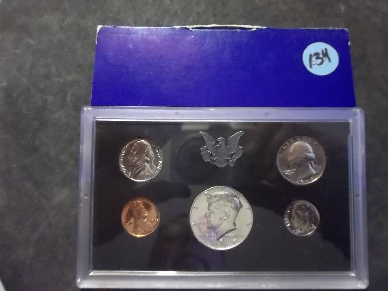 1968 US Mint Proof Set With Silver Kennedy Half Dollar