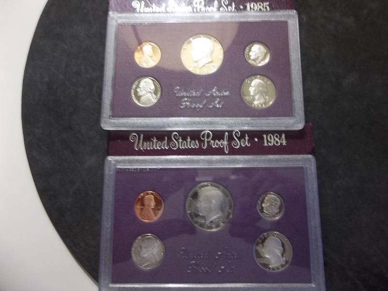 1984, 1985 US Proof Sets