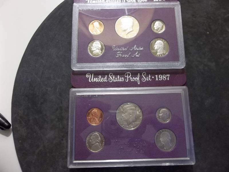 1984, 1987 US Proof Sets