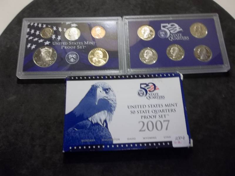 2003 US Proof Set With 2007 State Quarters