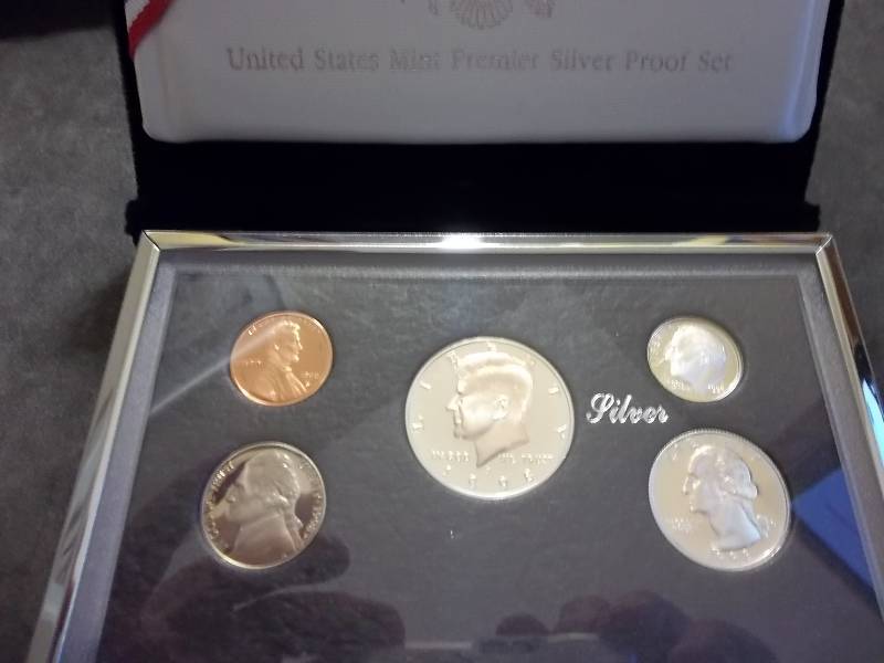1998 US Mint Premier  Silver Proof Set