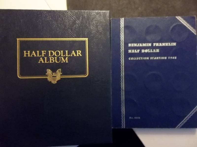 Whitman Half Dollar Album (New) & Benjamin Franklin Album Starting 1948