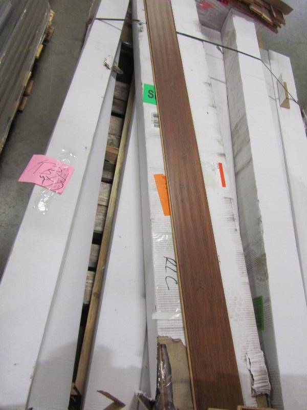 lot 5 image: Home Decorators Collection Handscraped Strand Woven Harvest 12 in. x 5-18 in. Wide x 72-78 in. Length Solid Bamboo Flooring (25.89 sq. ft.case)
