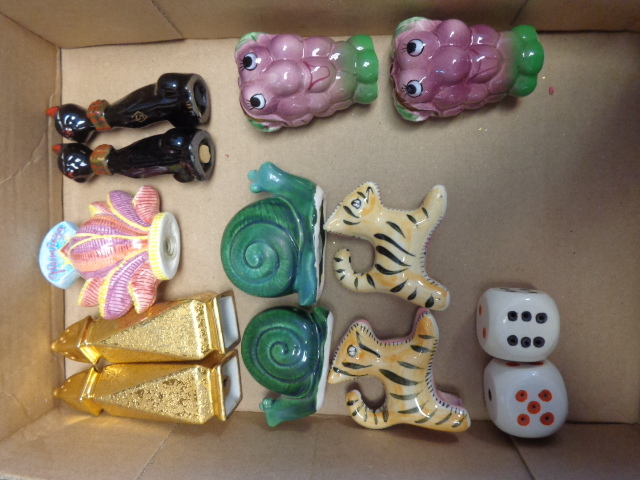 lot 55 image: Salt and Pepper Shakers