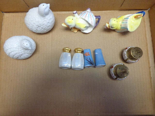 lot 62 image: Salt and Pepper Shakers