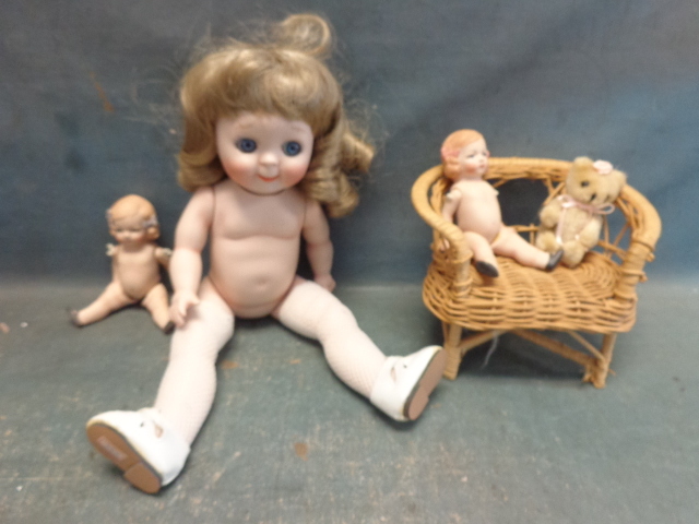lot 68 image: Porcelain Dolls and More