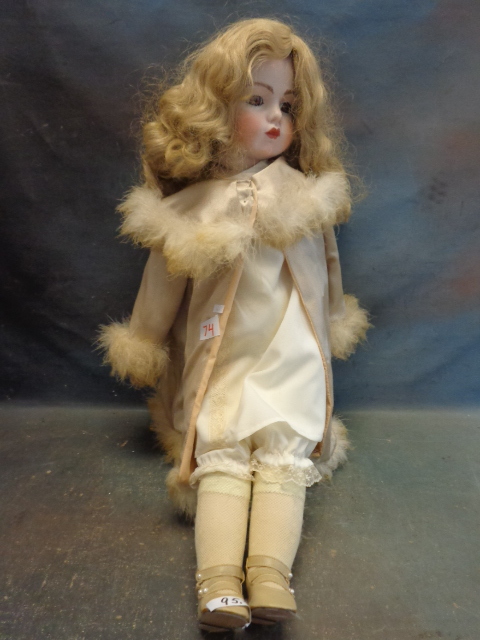 lot 74 image: Porcelain Doll