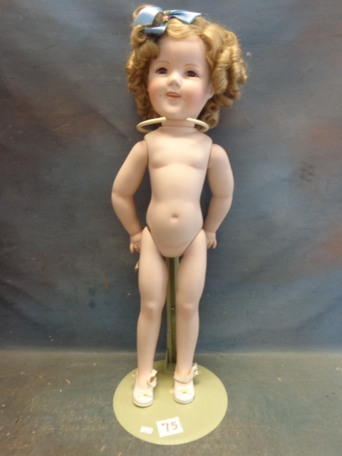 lot 75 image: Shirley Temple  Doll