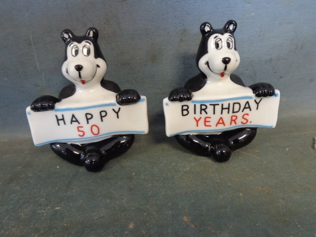 lot 103 image: Hamms 50th Salt and Pepper Shakers