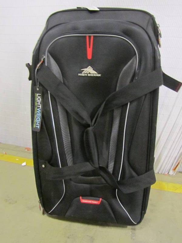 lot 17 image: High Sierra AT7 Wheeled Duffel with Backpack Straps