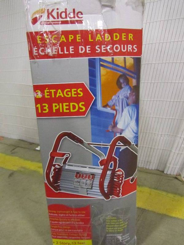 lot 21 image: Kidde 2-Story Fire Escape Ladder - 13 ft. L