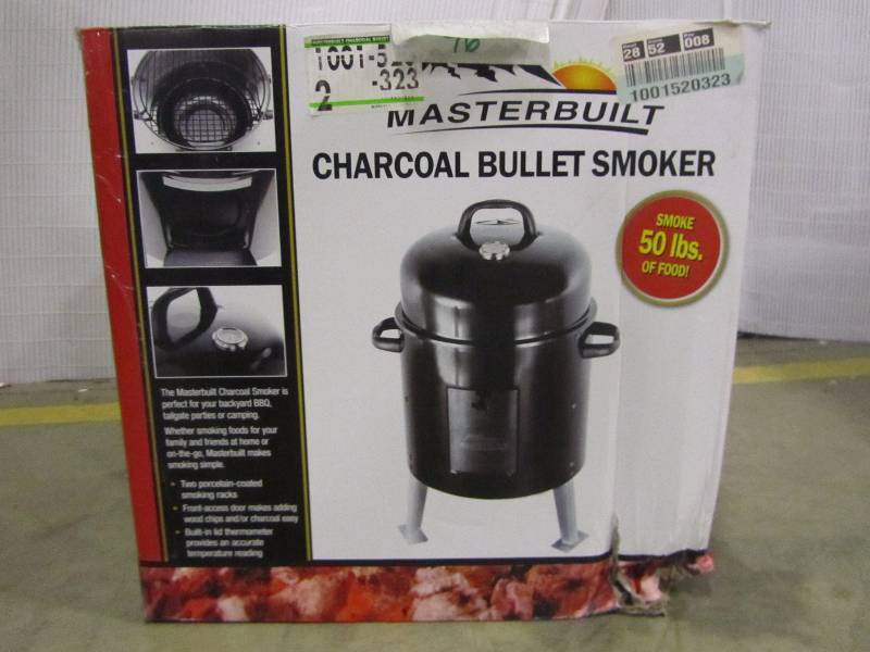 lot 36 image: Masterbuilt Charcoal Bullet Smoker