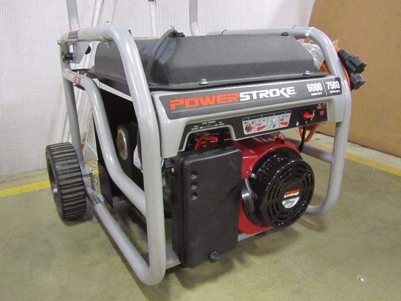 PowerStroke 6,000-Watt Gasoline Powered Portable Generator | MN Home