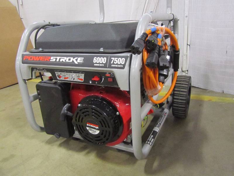 PowerStroke 6,000-Watt Gasoline Powered Portable Generator | MN Home