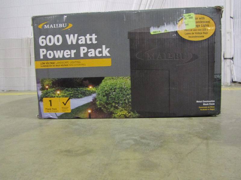 lot 92 image: Malibu 600 Watt Power Pack For Low Voltage Landscape Lighting 8100-0600-01