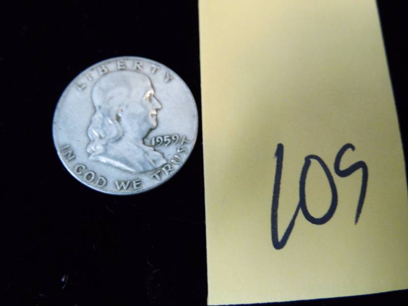lot 109 image: 1959 Half Dollar
