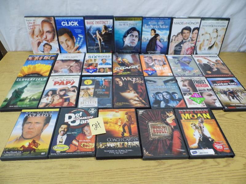 lot 24 image: DVDs