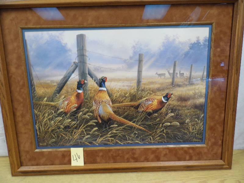 lot 46 image: Meadow Mist - Pheasants