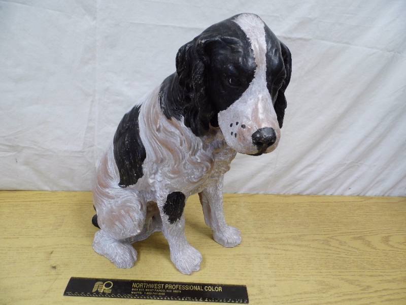 lot 49 image: Dog Statue