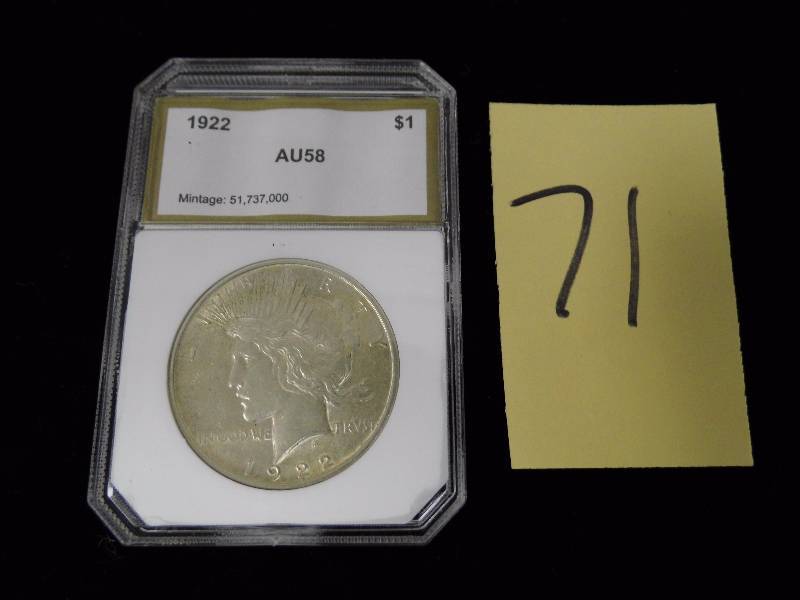 lot 71 image: 1922 Dollar Coin