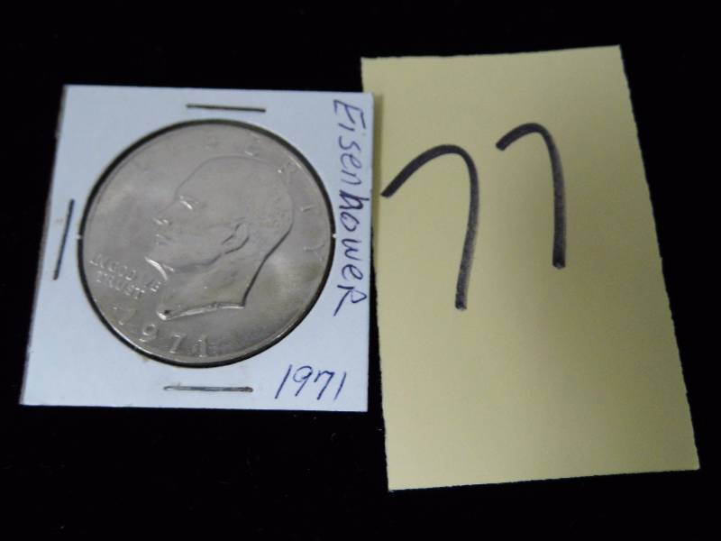 lot 77 image: 1971 Ike Dollar