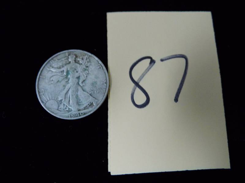 lot 87 image: 1940 Liberty Half Dollar