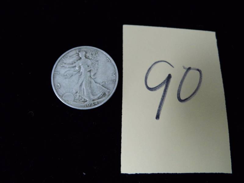 lot 90 image: 1934 Liberty Half Dollar