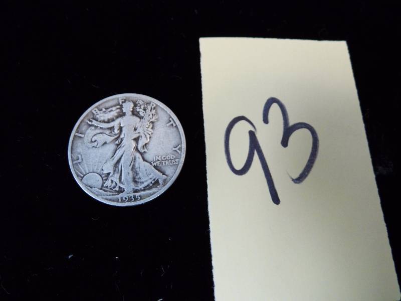 lot 93 image: 1935 Half Dollar