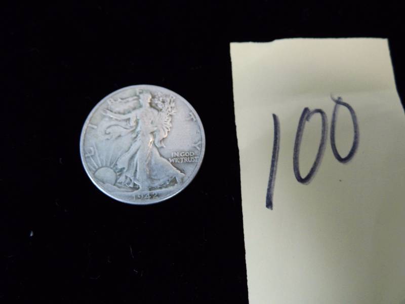 lot 100 image: 1942 Half Dollar