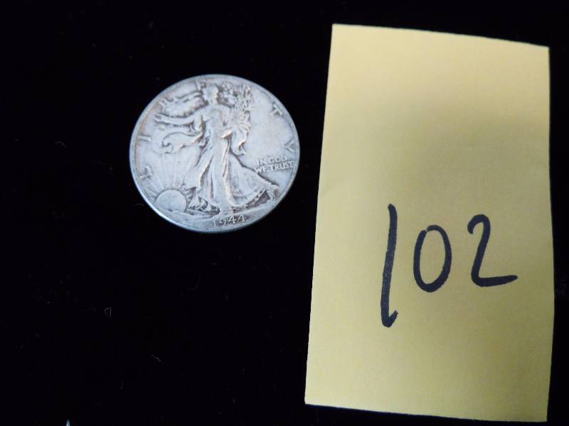 lot 102 image: 1944 Half Dollar