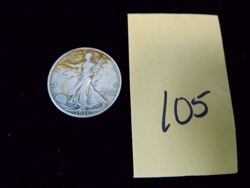 lot 105 image: 1936 Half Dollar