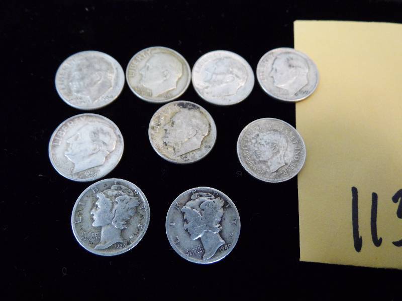lot 113 image: Dimes