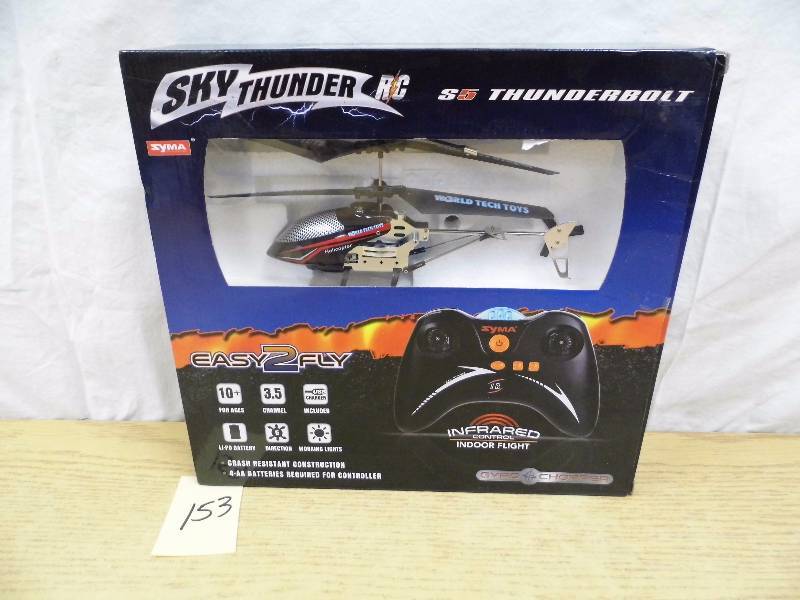 lot 153 image: Store Return - Sky Thunder Helicopter