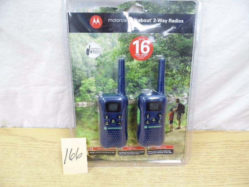 lot 166 image: Store Return - Motorola Talkabout 2 Way Radios