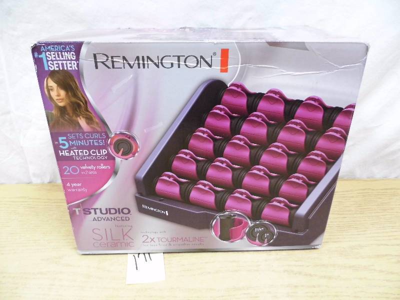 lot 171 image: Store Return - Reminton Silk Ceramic Rollers