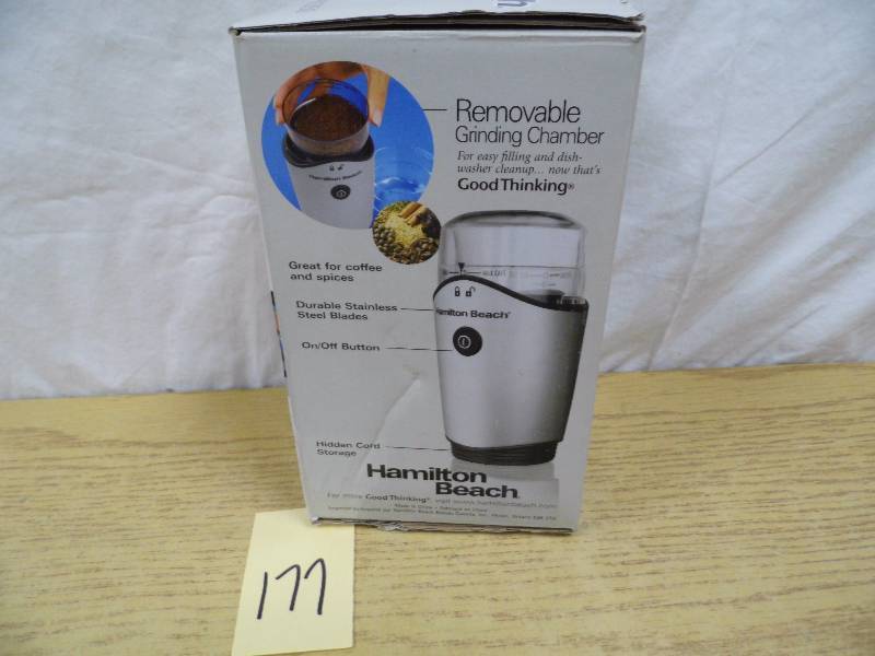 lot 177 image: Store Return - Hamilton Beach Coffee Grinder